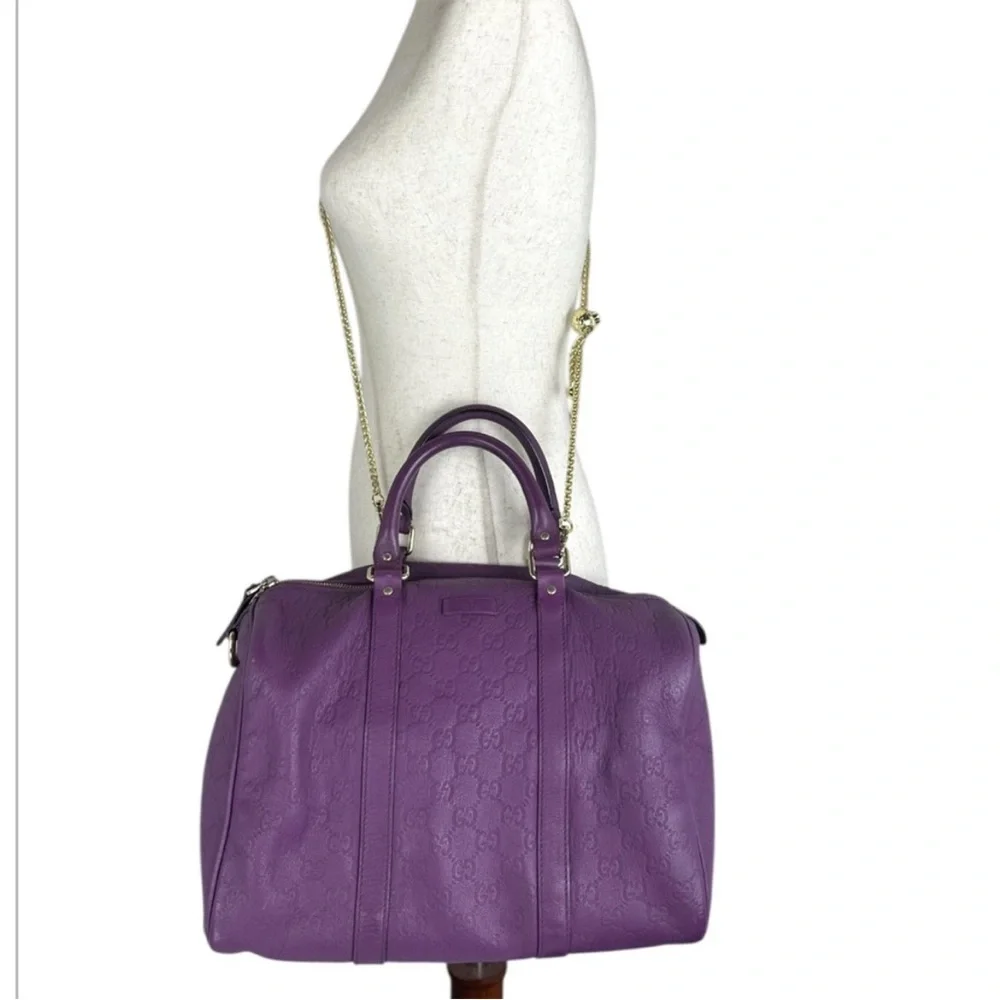 🛑FLASH SALE🛑 Gucci logo Boston bag with unbranded chain - Picture 2 of 12